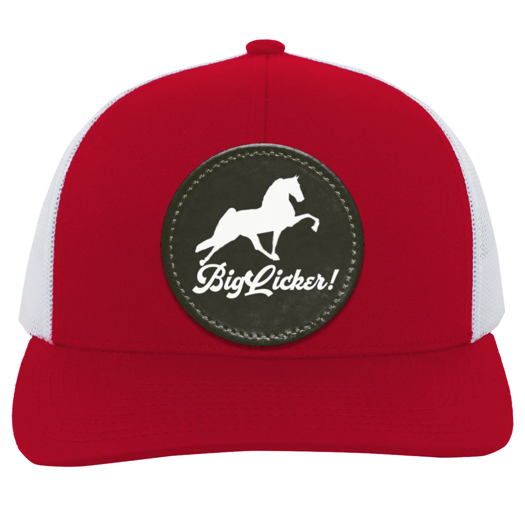 BIG LICKER PATCH HATTRUCKER HAT ( THREE SHAPES-12 COLORS AND STYLES)