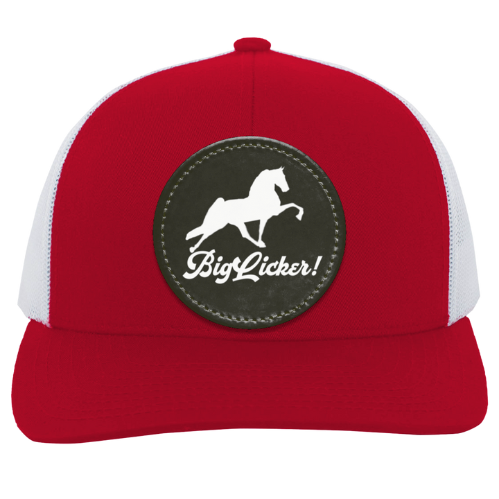 BIG LICKER PATCH HATTRUCKER HAT ( THREE SHAPES-12 COLORS AND STYLES)