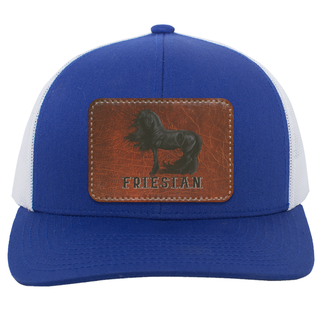 FRIESIAN ON LEATHER 104C Trucker Snap Back - Patch