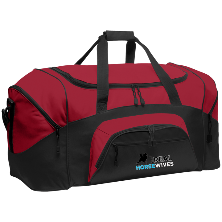 THE REAL HORSE WIVES BG99 Colorblock Sport Duffel
