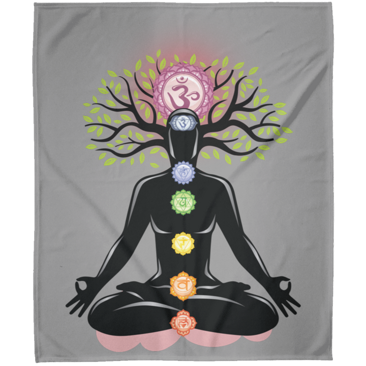 CHAKRAS PLUSH BLANKET (12 STYLES AND SIZES)