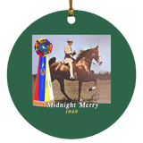 WGC MIDNIGHT MERRY SUBORNC Circle Ornament