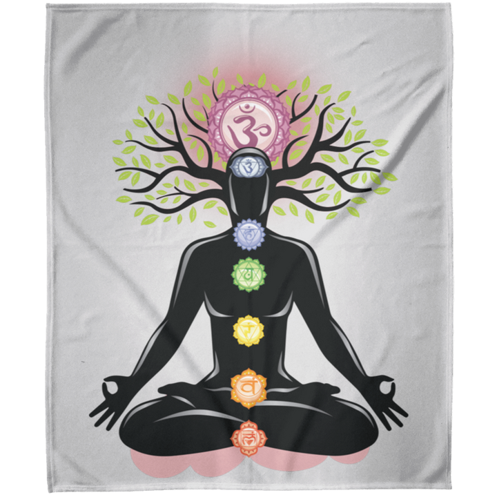 CHAKRAS PLUSH BLANKET (12 STYLES AND SIZES)