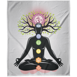 CHAKRAS PLUSH BLANKET (12 STYLES AND SIZES)