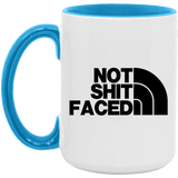 NOT SHIT FACED (BLK) AM15OZ 15oz. Accent Mug