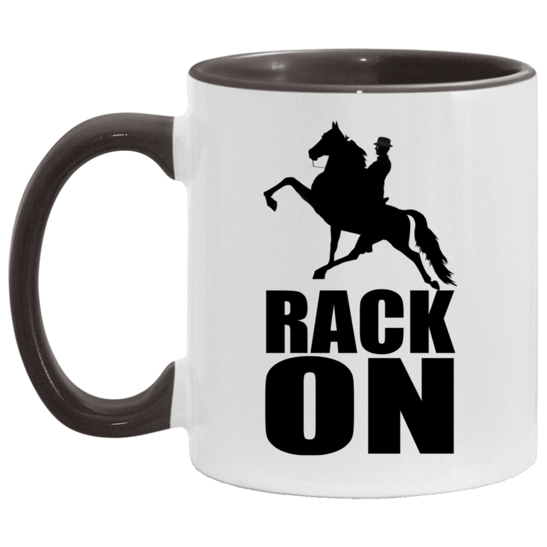 RACK ON Racking (black art) AM11OZ 11 oz. Accent Mug
