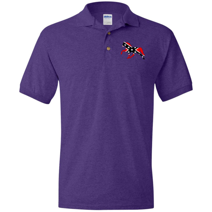 Rebel on the Rail Tennessee Walking Horse Pleasure G880 Jersey Polo Shirt