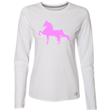 AMERICAN SADDLEBRED PINK 64LTTX Ladies’ Essential Dri-Power Long Sleeve Tee