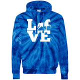 Love (TWH Pleasure) CD877 Unisex Tie-Dyed Pullover Hoodie