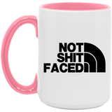 NOT SHIT FACED (BLK) AM15OZ 15oz. Accent Mug