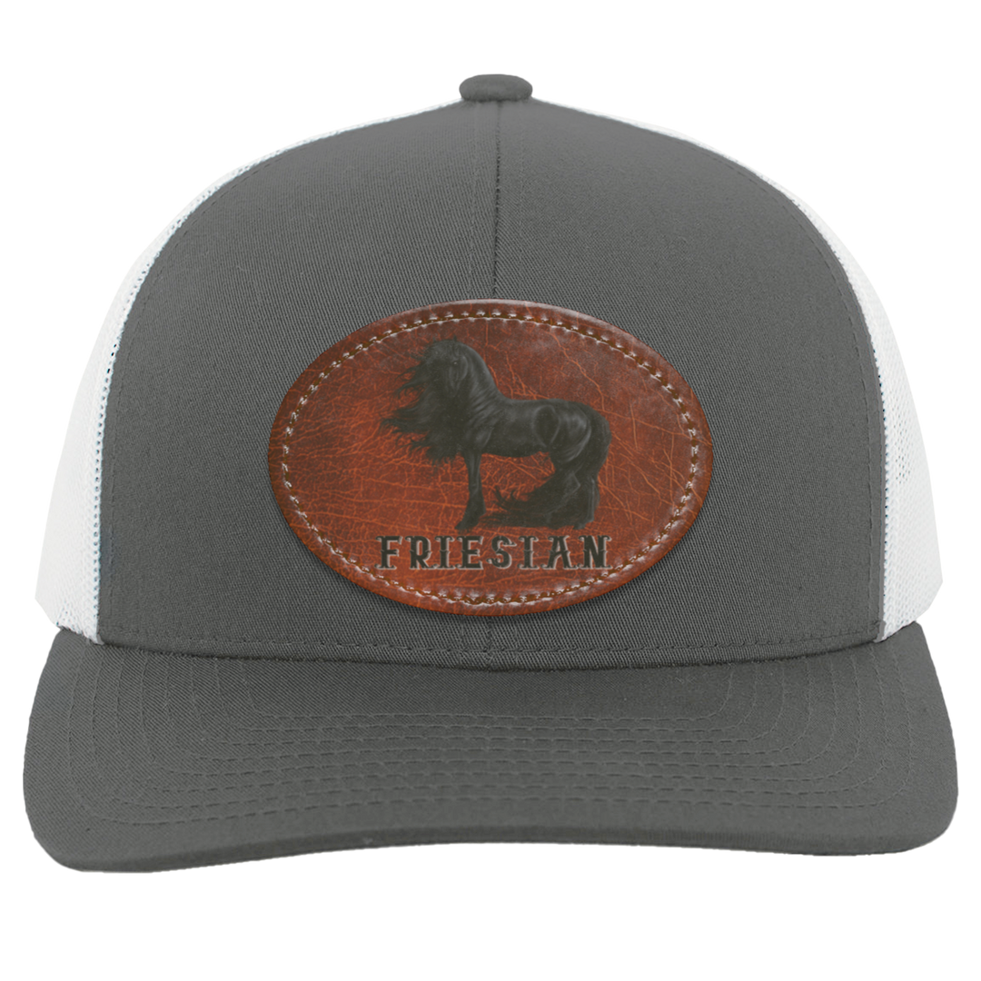 FRIESIAN ON LEATHER 104C Trucker Snap Back - Patch