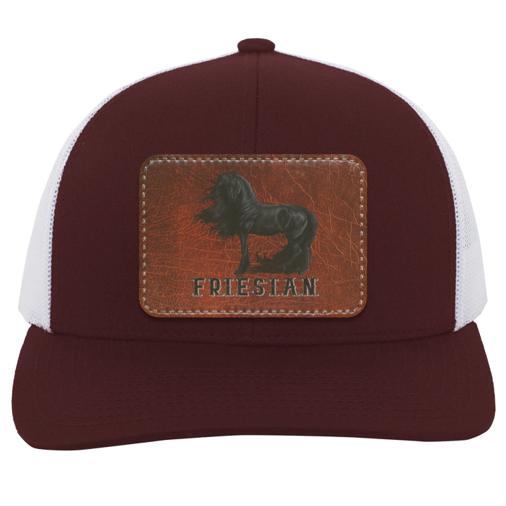 FRIESIAN ON LEATHER 104C Trucker Snap Back - Patch