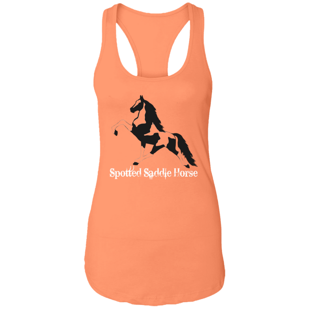 Spotted Saddle Horse NL1533 Ladies Ideal Racerback Tank