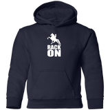 RACK ON RACKING (WHITE ART) G185B Youth Pullover Hoodie