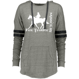 MISSOURI FOX TROTTER (white) 4HORSE 229390 Ladies Hooded Low Key Pullover
