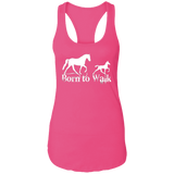 BORN TO WALK NL1533 Ladies Ideal Racerback Tank