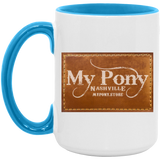 MY PONY NASHVILLE BRAND AM15OZ 15oz Accent Mug