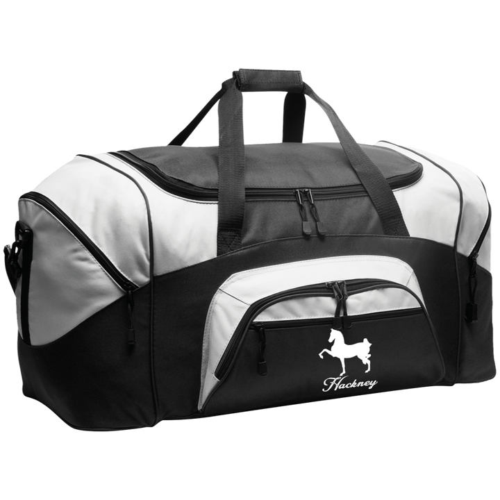 HACKNEY DESIGN 1 (white) 4HORSE BG99 Colorblock Sport Duffel