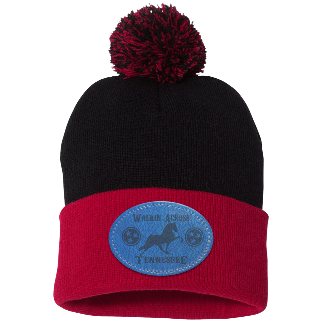 WALKIN ACROSS TENNESSEE TWH SP15 Pom Pom Knit Cap - Patch