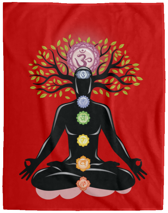 CHAKRAS PLUSH BLANKET (12 STYLES AND SIZES)