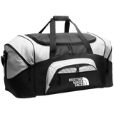 RESTING MARE FACE (white) BG99 Colorblock Sport Duffel