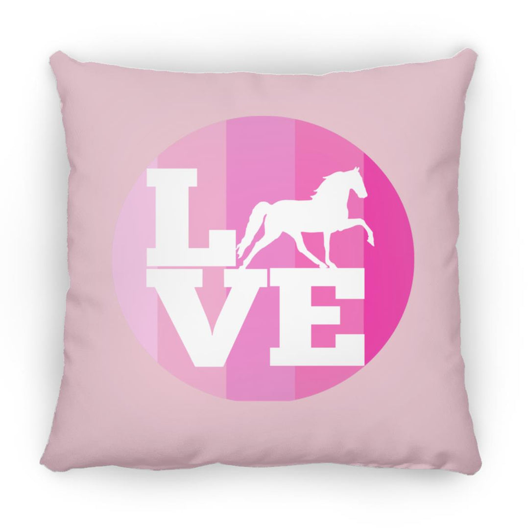 LOVE TWH PLEASURE SHADES OF PINK ZP14 Small Square Pillow