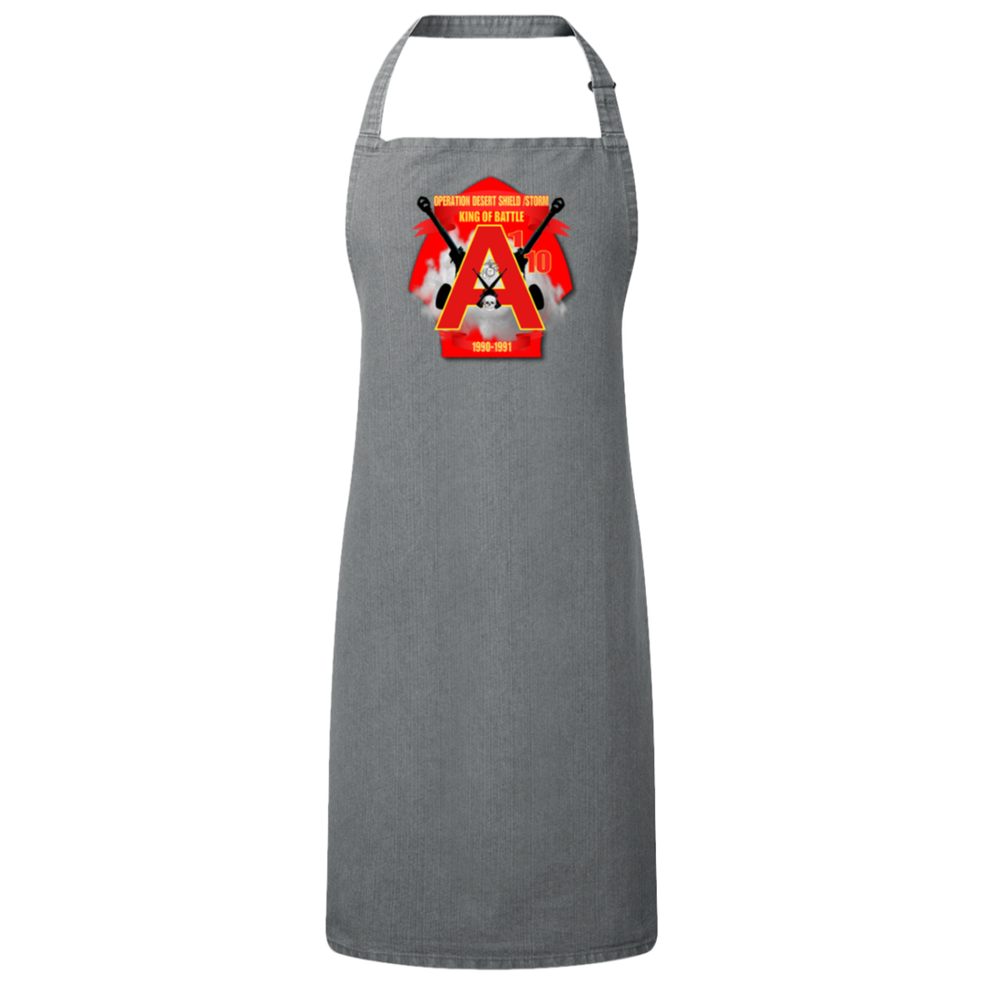 Alpha Battery 1 10 (Desert Storm) RP150 Sustainable Unisex Bib Apron