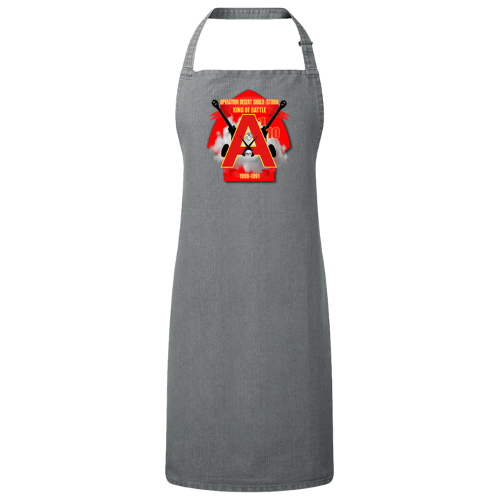 Alpha Battery 1 10 (Desert Storm) RP150 Sustainable Unisex Bib Apron