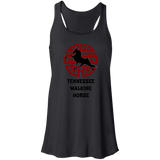 TENNESSEE WALKING HORSE PERFORMANCE JAPANESE ART DRINK WEAR B8800 Flowy Racerback Tank