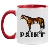 PAINT STYLE 1 4HORSE AM11OZ 11 oz. Accent Mug