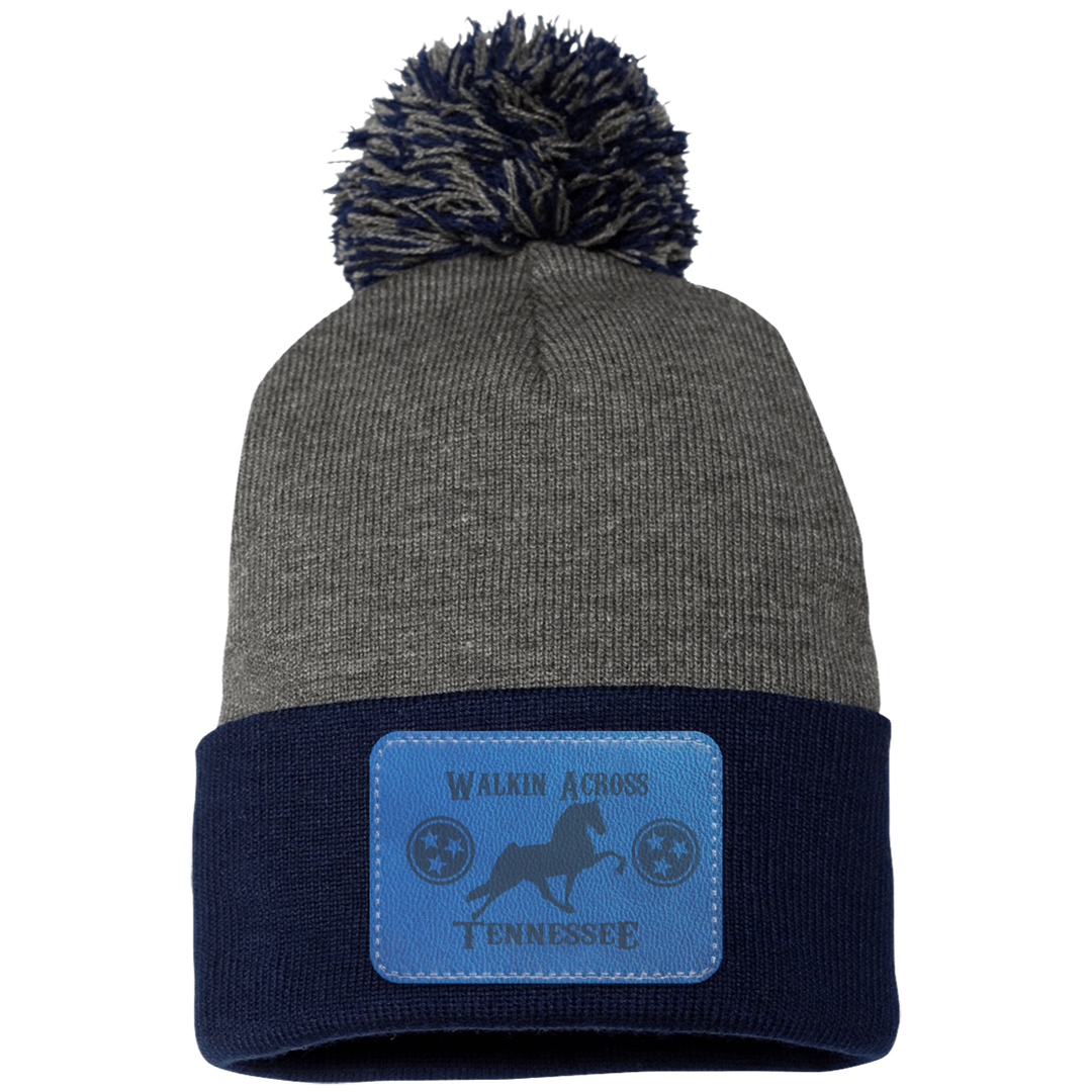 WALKIN ACROSS TENNESSEE TWH SP15 Pom Pom Knit Cap - Patch