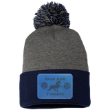 WALKIN ACROSS TENNESSEE TWH SP15 Pom Pom Knit Cap - Patch