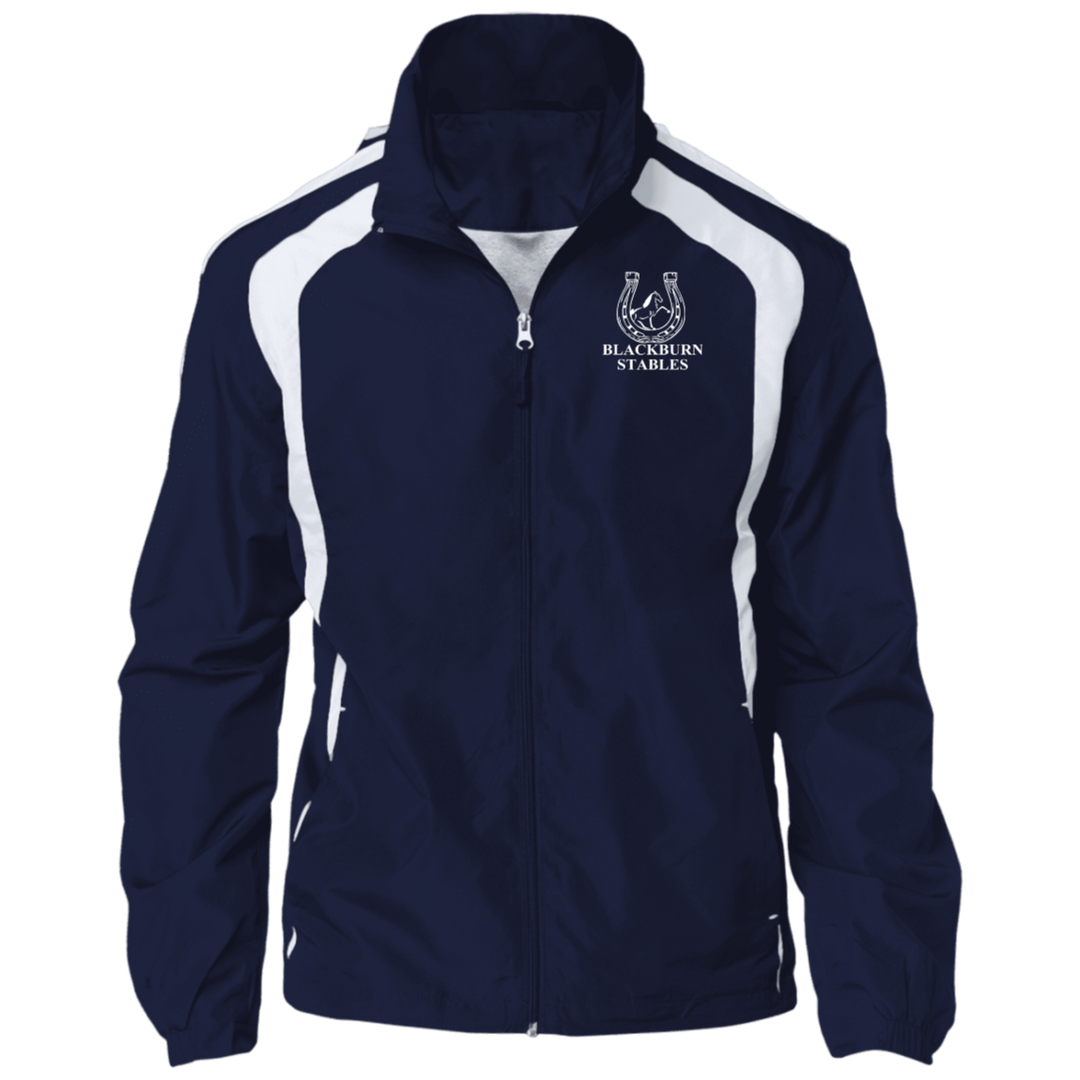BLACKBURN STABLES (WHITE) JST60 Jersey-Lined Raglan Jacket