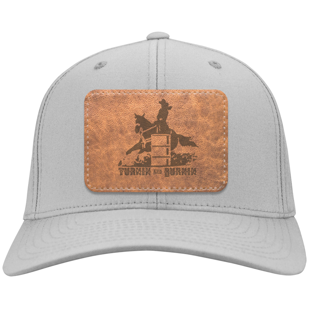 TURNIN AND BURNIN ON LEATHER CP80 Twill Cap - Patch