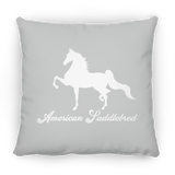 AMERICAN SADDLEBRED (DESIGN 1) WHITE 4HORSE PILLOWS THREE SIZES