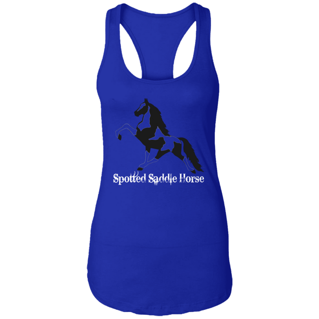 Spotted Saddle Horse NL1533 Ladies Ideal Racerback Tank