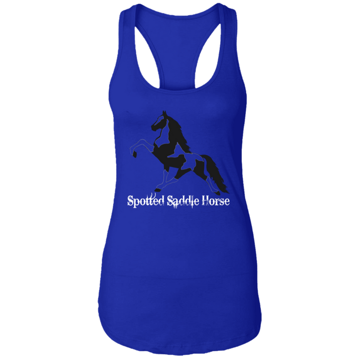 Spotted Saddle Horse NL1533 Ladies Ideal Racerback Tank
