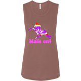TIE DYE WALK ON B8803 Ladies' Flowy Muscle Tank