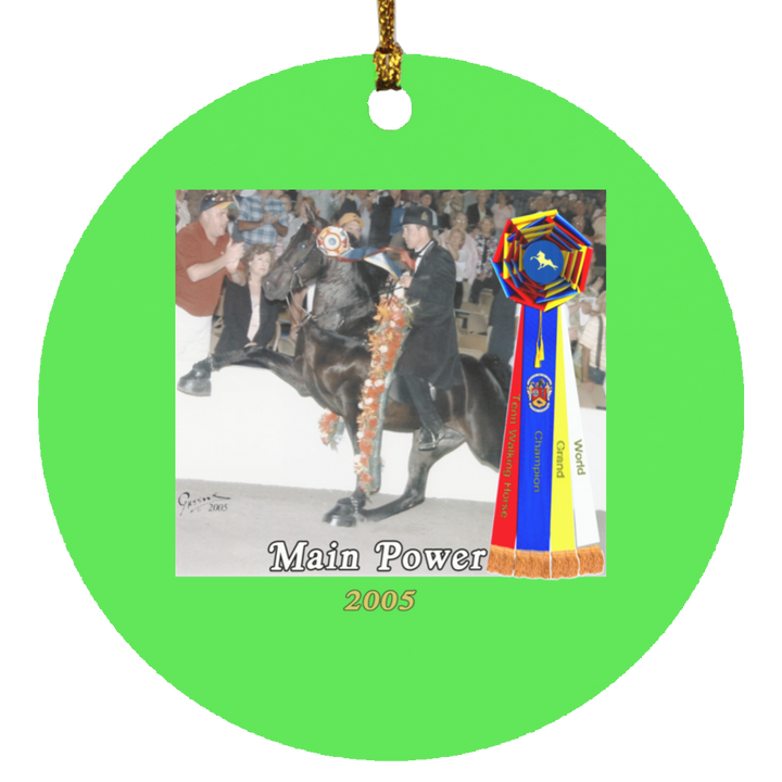 WGC MAIN POWER SUBORNC Circle Ornament
