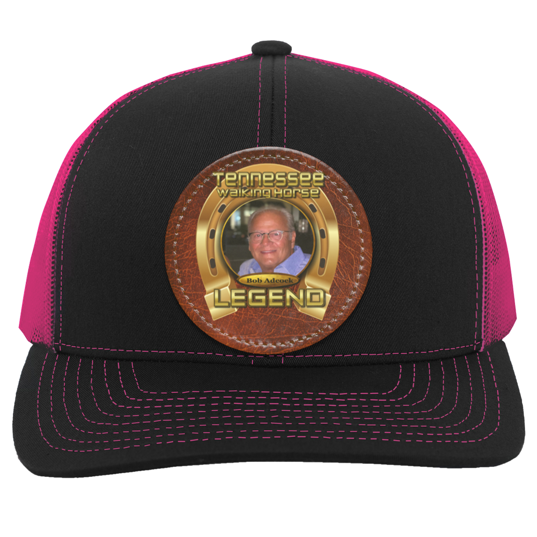 BOB ADCOCK (TWH LEGENDS) HAT 104C Trucker Snap Back - Patch