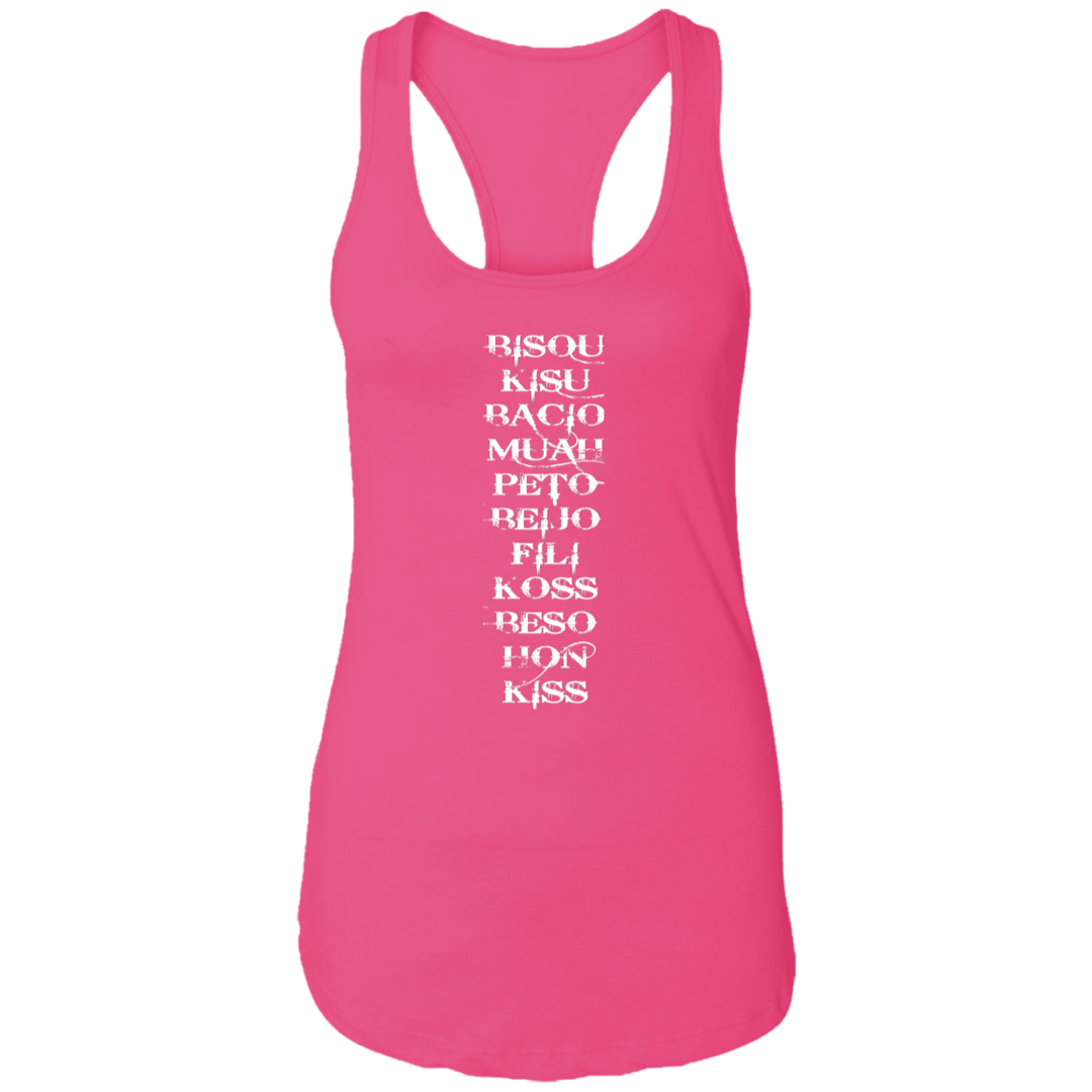 OLD983INWHITE NL1533 Ladies Ideal Racerback Tank