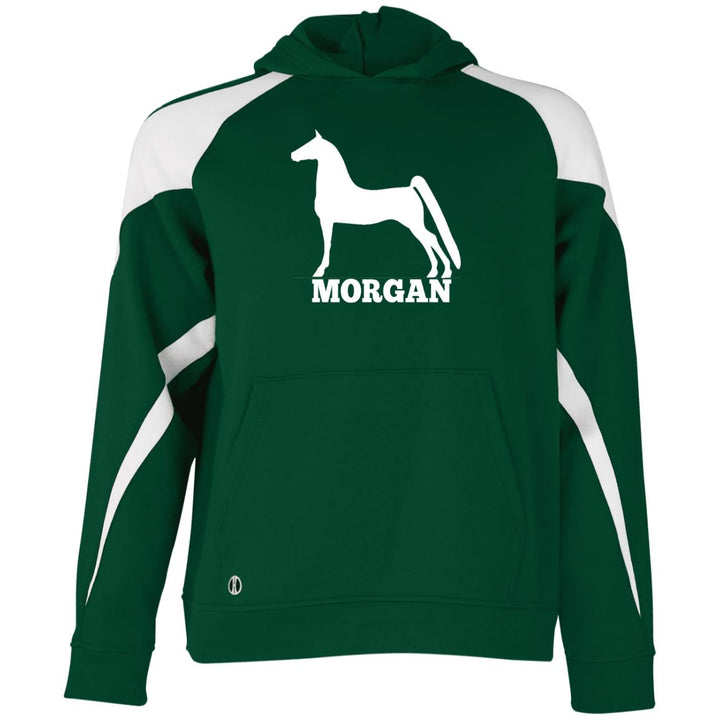 Morgan 229646 Youth Athletic Colorblock Fleece Hoodie