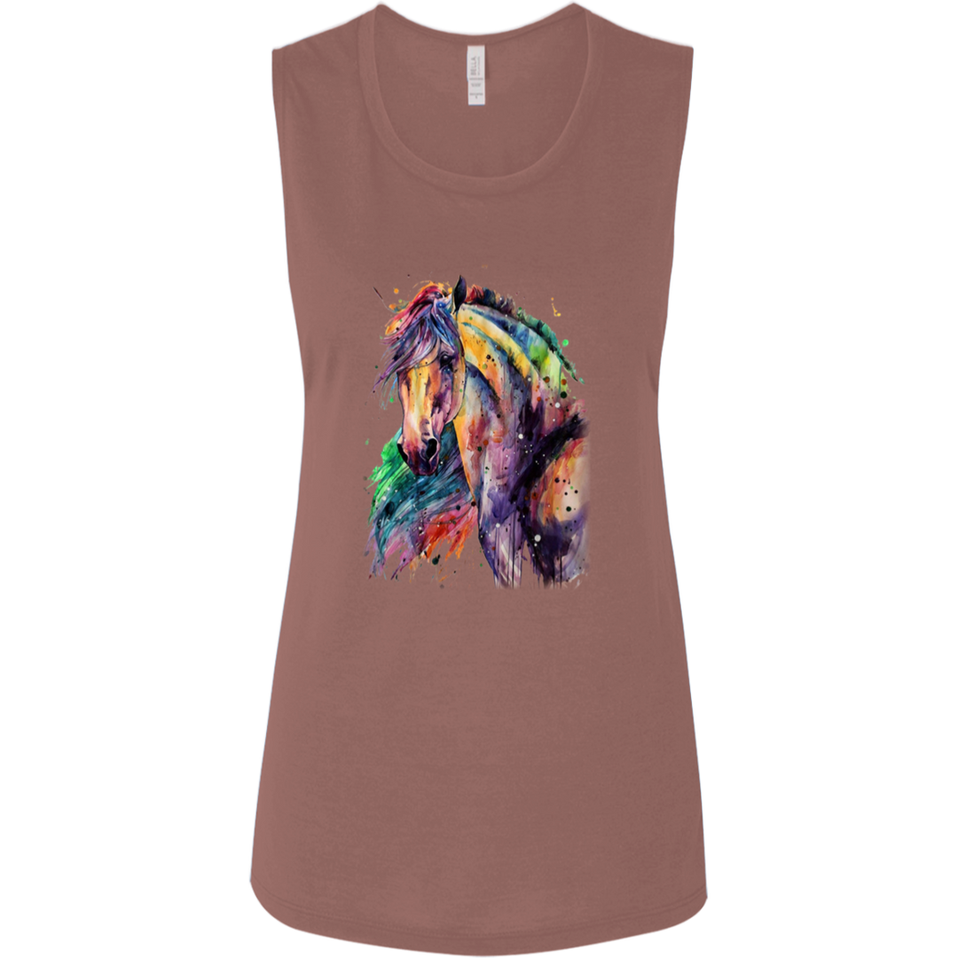 EQUINE ABSTRACT 1 4HORSE B8803 Ladies&