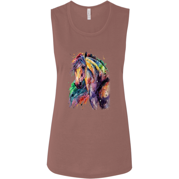 EQUINE ABSTRACT 1 4HORSE B8803 Ladies&