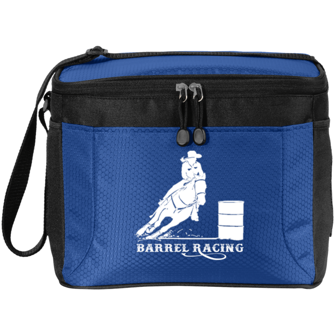 BARREL RACING STYLE 1 (WHITE) 4HORSE BG513 12-Pack Cooler