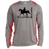MISSOURI FOX TROTTER TUMBLER ART ST361LS Long Sleeve Heather Colorblock Performance Tee