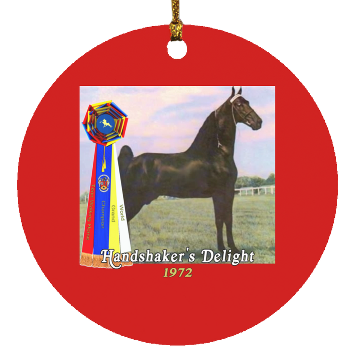 WGC HANDSHAKERS DELIGHT SUBORNC Circle Ornament