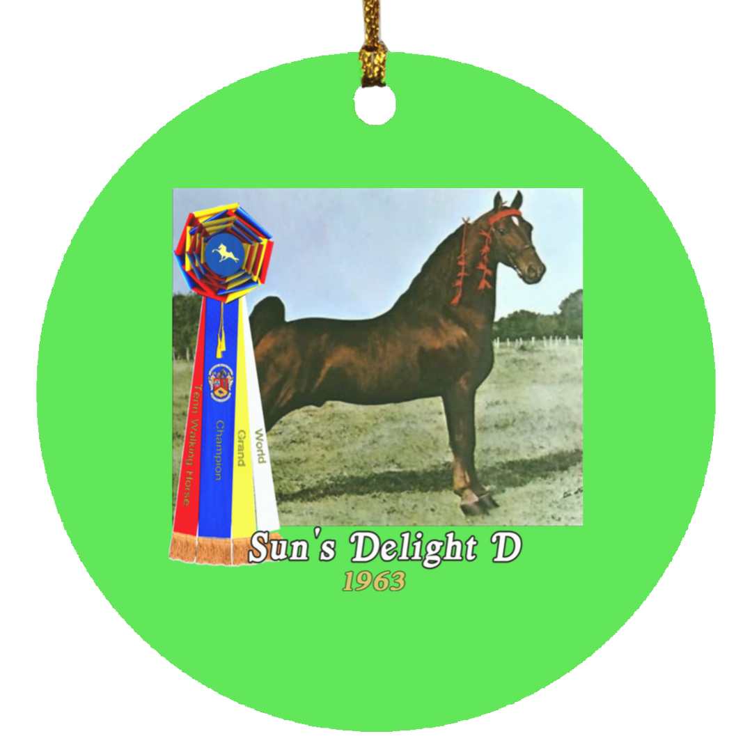 WGC SUNS DELIGHT D SUBORNC Circle Ornament