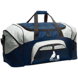 BARREL RACING STYLE 1 (WHITE) 4HORSE BG99 Colorblock Sport Duffel