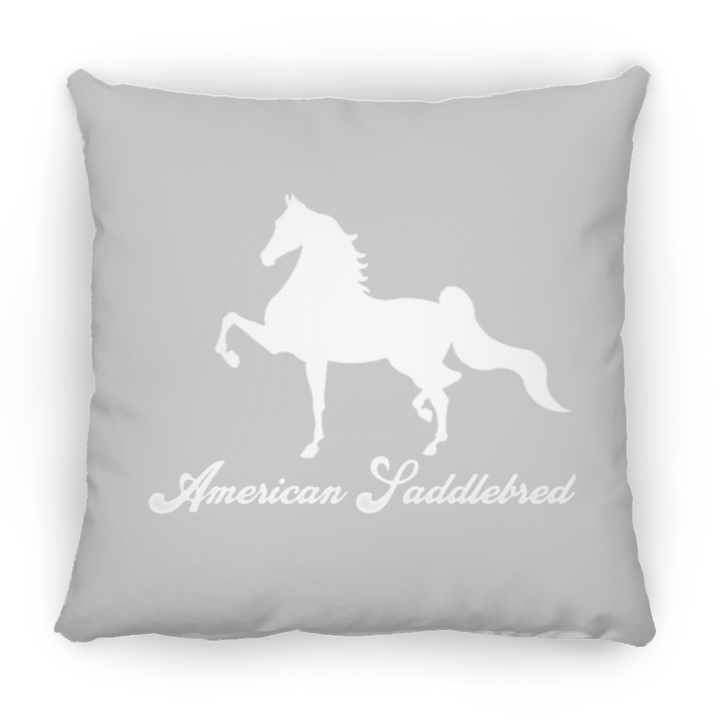 AMERICAN SADDLEBRED (DESIGN 1) WHITE 4HORSE PILLOWS THREE SIZES